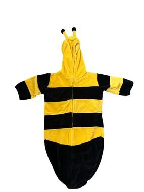 Bumble Bee Halloween Costume Infant Baby 0/9 Months Miniwear Zip Unisex